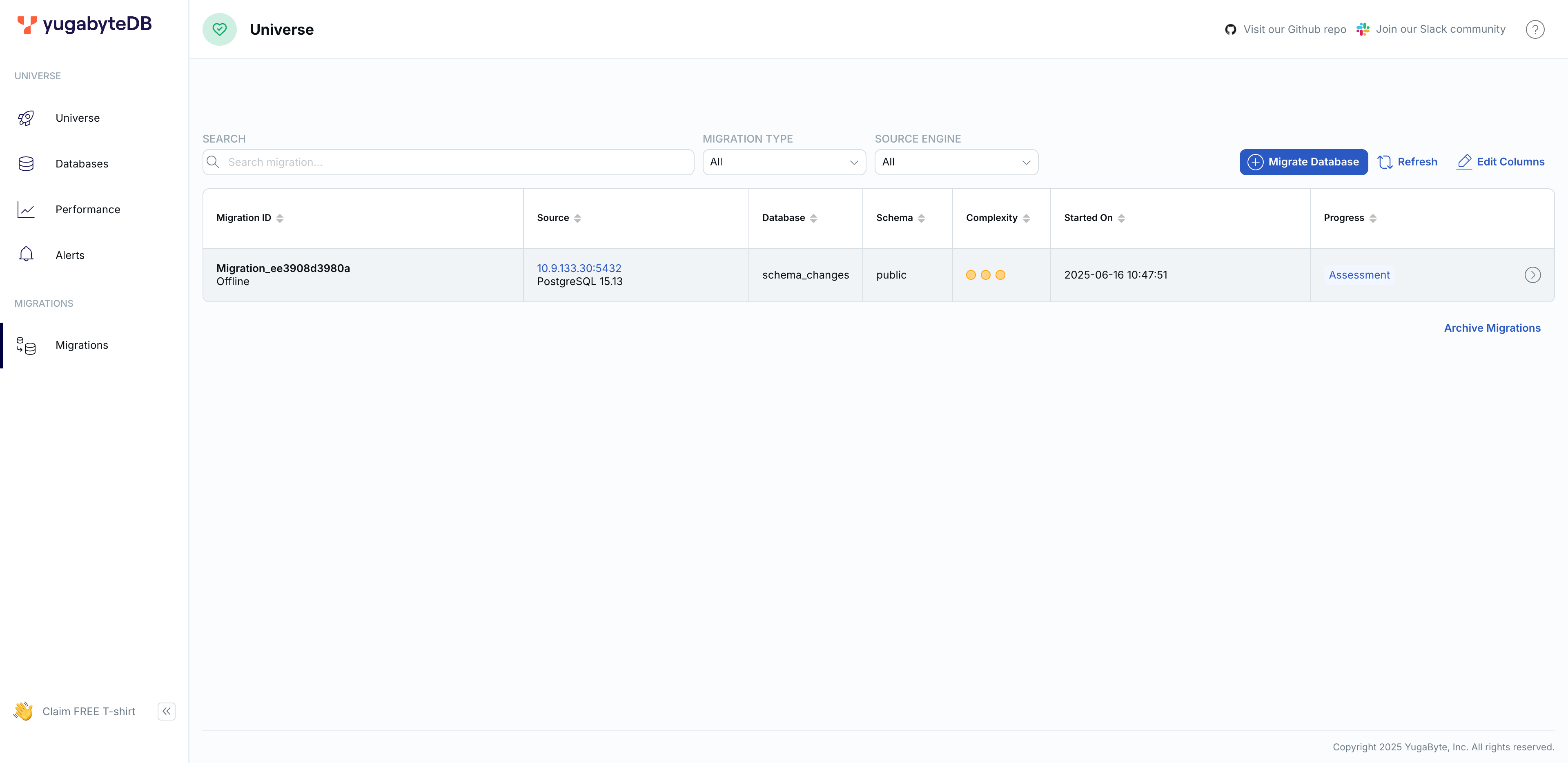Migration Landing Page